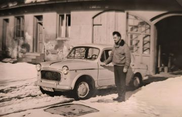 S automobilom u snijegu