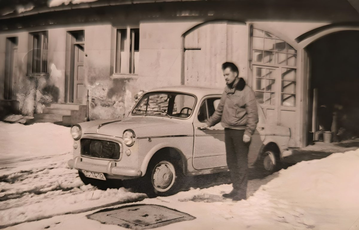 S automobilom u snijegu
